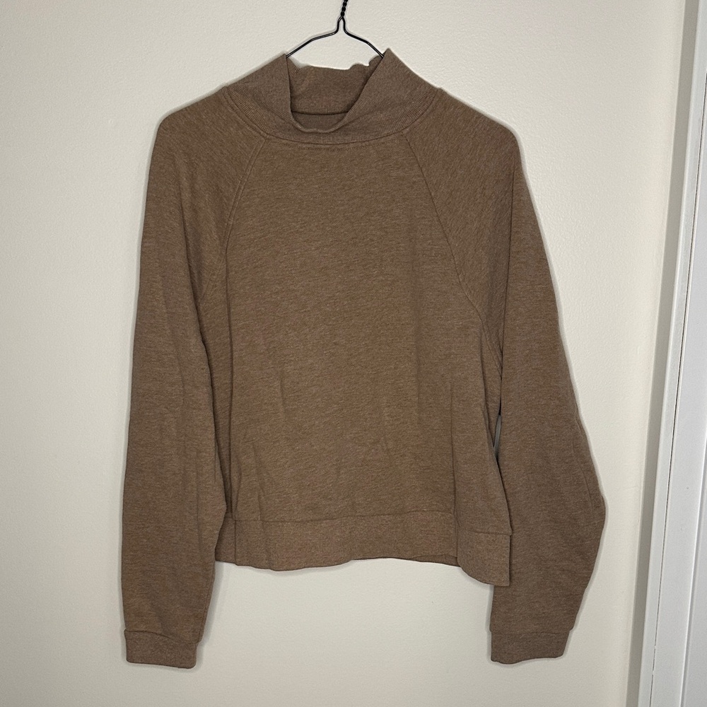 a new day Women's Brown Cowl Neck Sweater